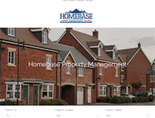 Tablet Screenshot of homebasepropertymanagement.com